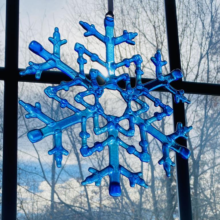 Make a Glass Snowflake by Sharon Warren Glass